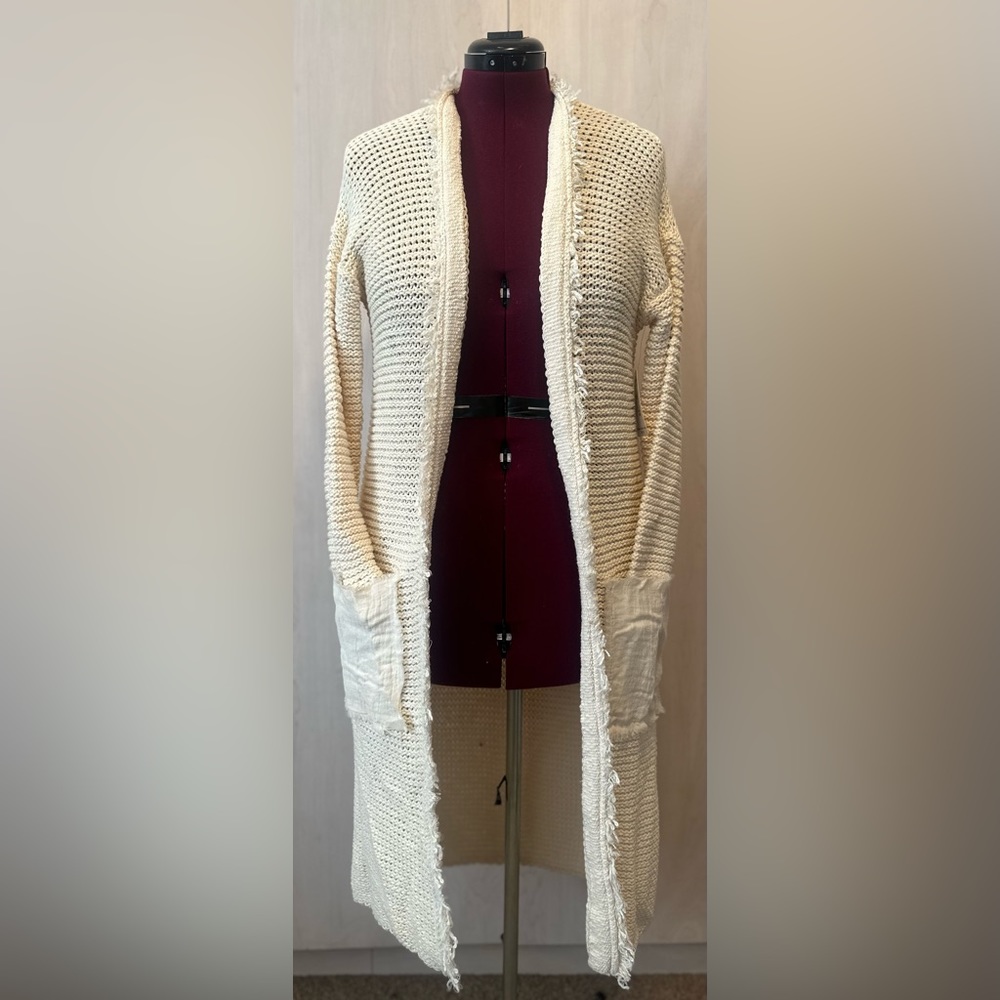 GORGEOUS FREE PEOPLE Woodstock Longline Cardigan